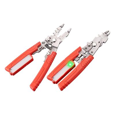 Alicates Desencapadores Elétricos Adequados para Reparos Domésticos Uso Profissional Corte de Fios e Cabos Desencapagem Manuseio Eficiente de Cordões