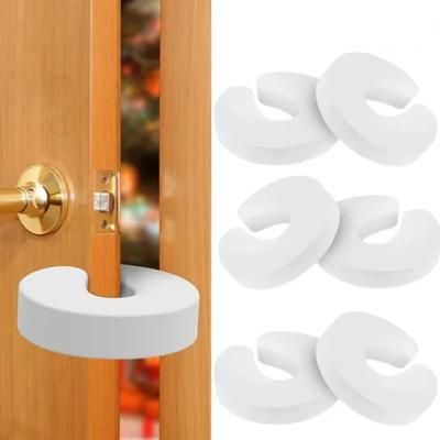 6/12Pcs Door Finger Pinch Guards Baby Proof Door Slam Stopper Extra Soft Foam Sleek Design Child Safety Baby Finger Protect