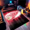 Red Wings Logo Area Rug Suitable for Indoor And Outdoor,Carpets for Kitchens, Homes, Offices, Living Rooms,Home Decor,Christmas Gift