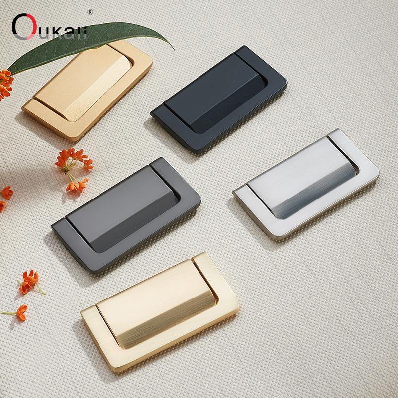 Modern Gold Finish Drawer Cabinet Handle Kitchen & Bedroom Dresser Door Pulls Office Use