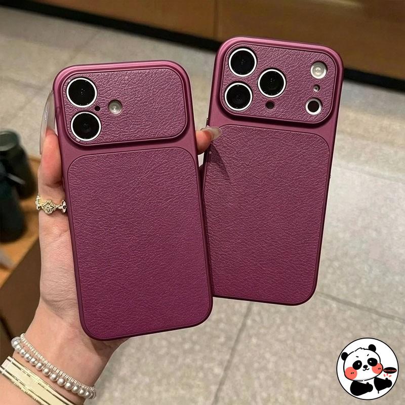 Burgundy PU Leather Case For Samsung Galaxy A57 A56 M56 F56 A55 A54 A53 A52S A51 A50S A30S A73 A72 A71 F42 Solid Color Casing