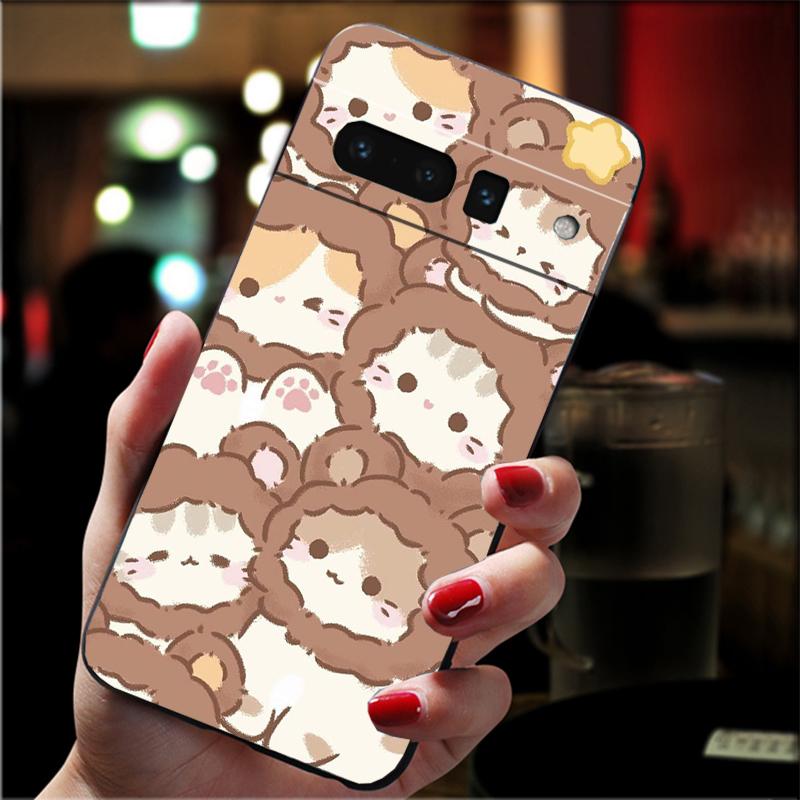 

Чехол для телефона с милым мультяшным животным для Google Pixel 8 7 Pro 7A 7 6A 6 Pro Pixel 8A 4A 3A 4 XL Pixel 5 6 4 3 3A XL Google Pixel 7