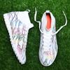 Männer Fußball Stiefel Lange Spikes Hohe Knöchel Fußball Schuhe TF Outdoor Gras Stollen Fußball Stiefel Training Sport Fußball Schuhe