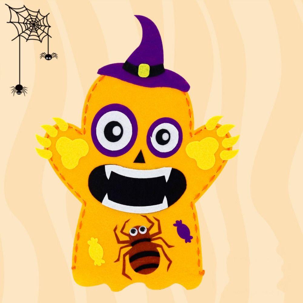 Bat DIY Hand Puppet Kits Pumpkin Halloween Puppet Hand Puppet Toy  Halloween Decoration