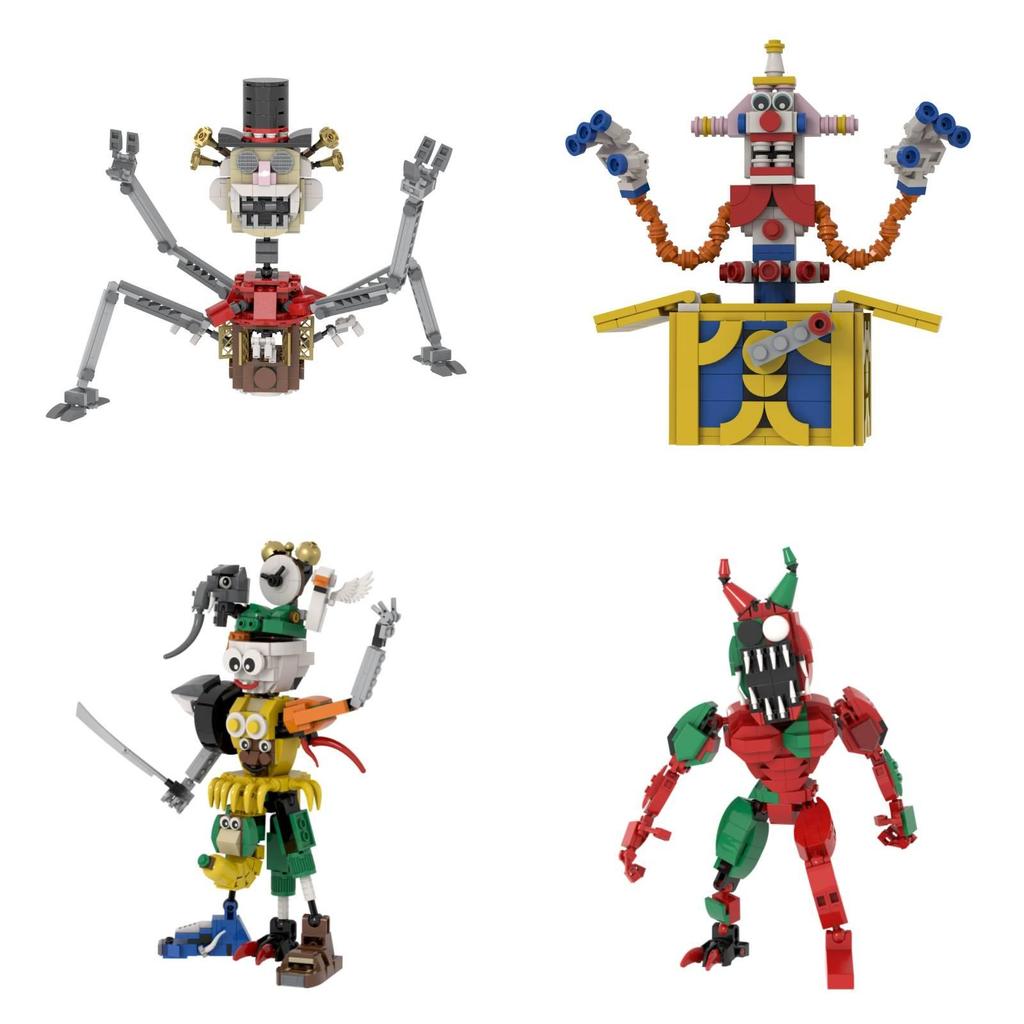 Garten Of Banban Italian Brainrot Al The Amazing Digital Circusbuilding Block Toy With Diy Assembly For Kids Entertainment
