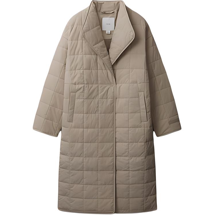 

Calvin Klein Ck Premium Ready-To-Wear Series Минималистская хлопковая куртка для поездок на работу Женская куртка цвета хаки 44PL511 S