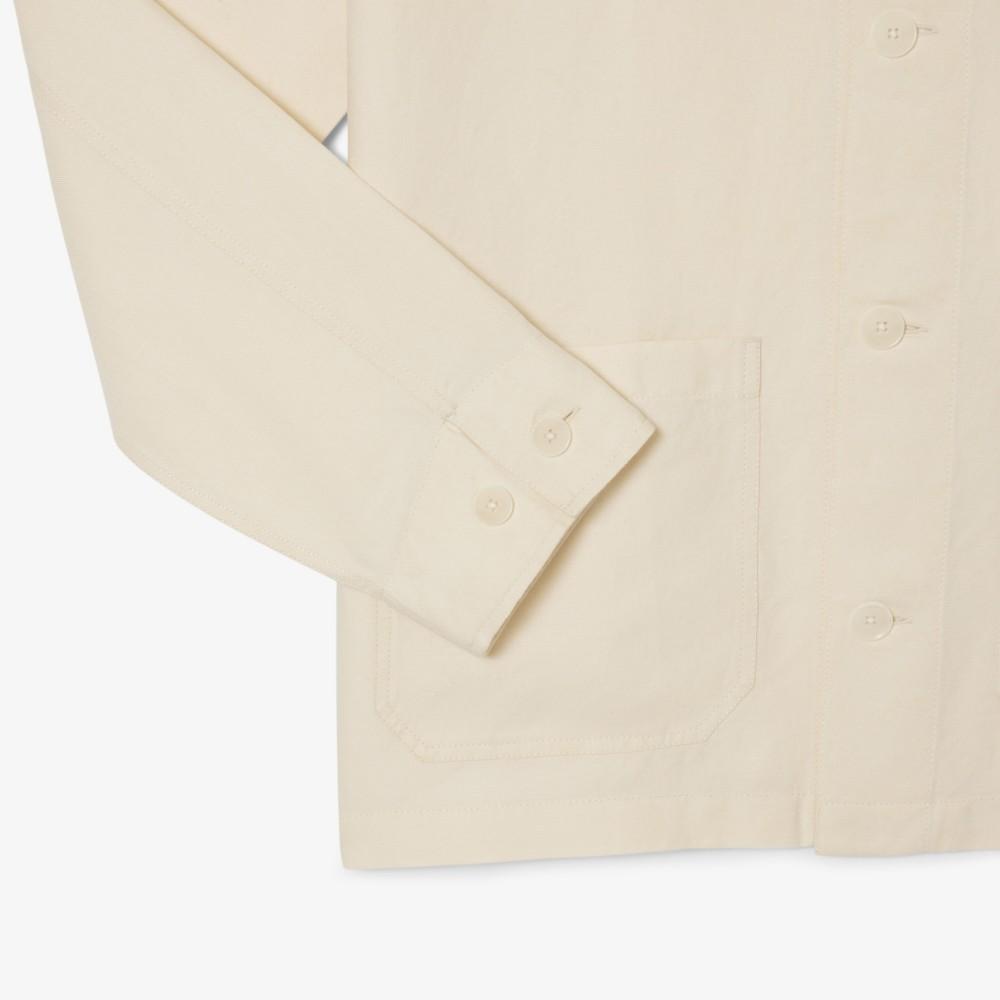 Lacoste Men's Linen Blend Multi-Pocket Shacket CH5993-56G056