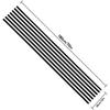 Classic Black and White Striped Table Runner Elegant Polyester Wood GrainTable Decor for Indoor Outdoor Halloween Banquet Party