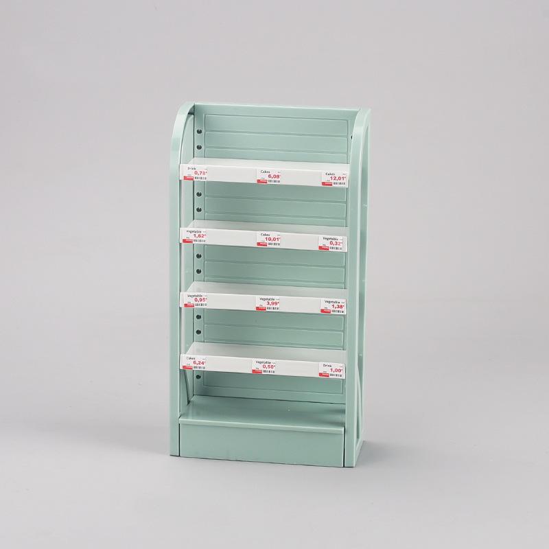 Miniature Dollhouse Supermarket Storage Rack for Kids' Pretend Play
