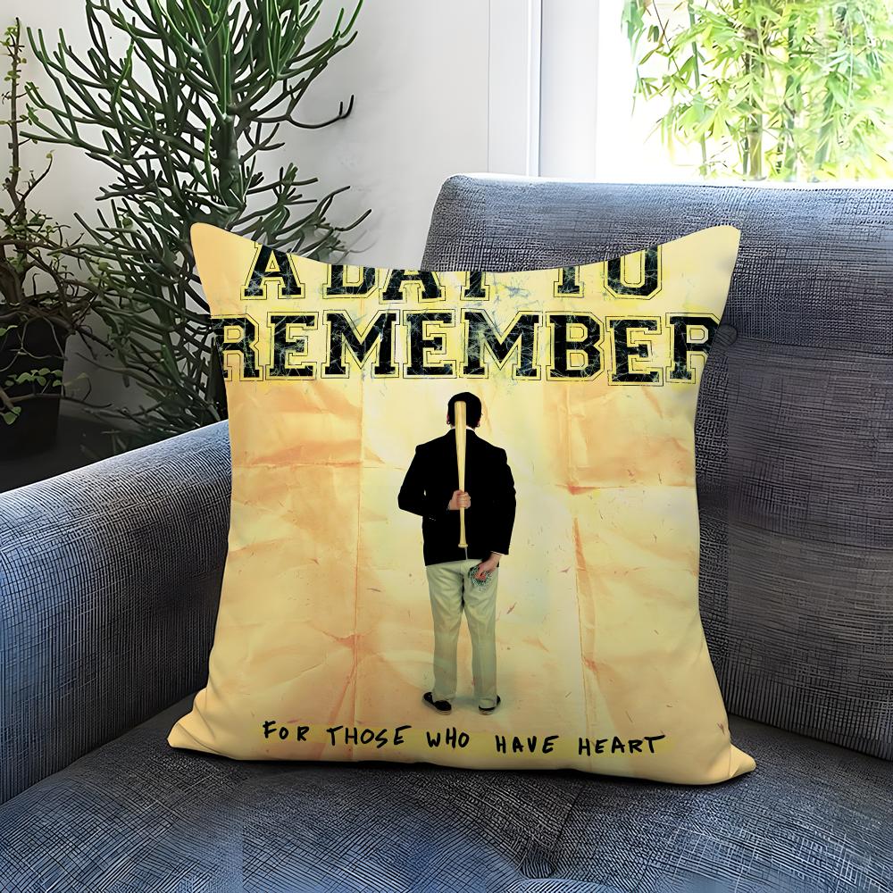 Hot Aa Day to Rememberful Cushion Cover Comfortable Reversible Pillow Cover Ideal for Car Sofa Bedroom Beyond