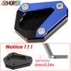 S1000R Kickstand Side Stand Enlarge Pad Motorcycle Accessories For BMW S1000RR M1000RR S 1000RR M 1000RR S 1000R S1000 R RR