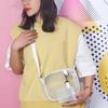 Casual Pvc Transparent Clear Women Mini Crossbody Bags Shoulder Bag Handbag Jelly Small Phone Bags With Card Holder