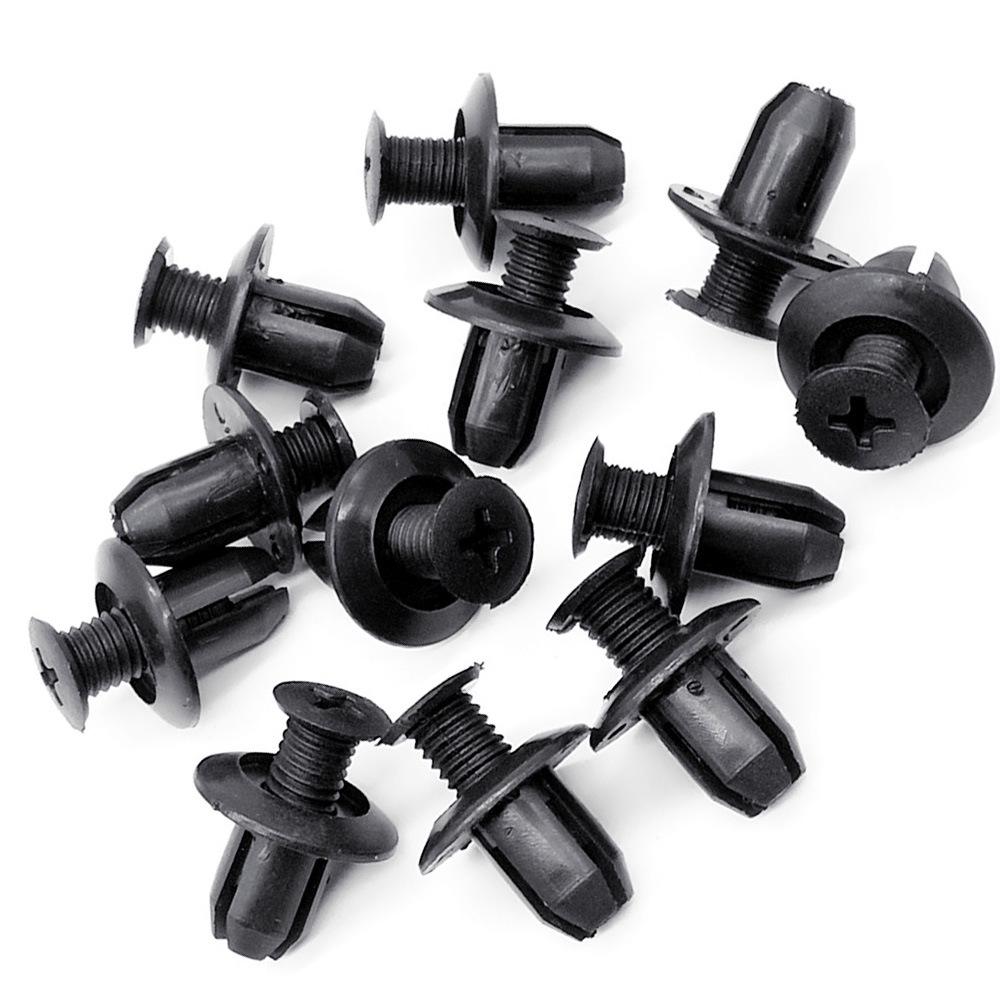 Pack of 50 Universal Fasteners for Kia Cerato: Sound and Heat Insulation Interior Snap Screws.