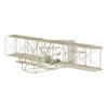 Aerobase Micro Wing Series 1/160 Wright 1903 Flyer Nickel Silver B101 Plastic Model