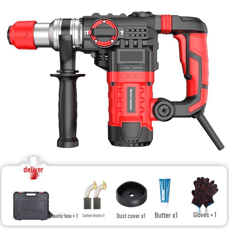 Multi-Function 110V Electric Hammer & Drill with Speed Control for Household and Industrial Use