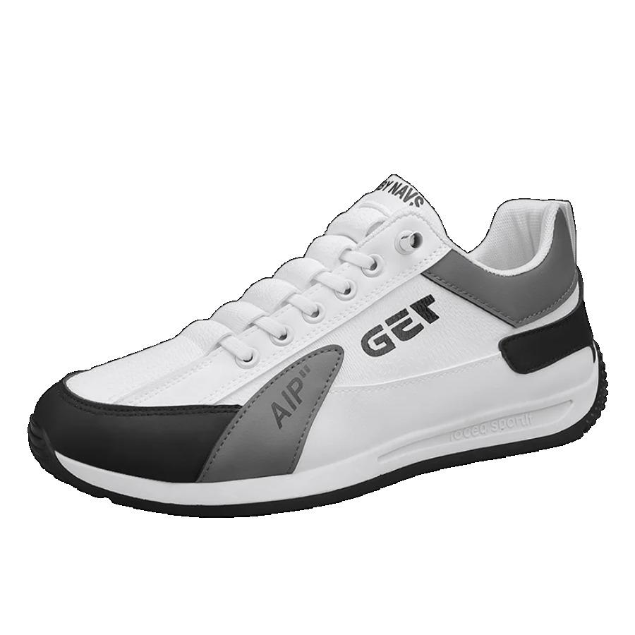 

2025 Mens shoes Spring and Autumn New Style Men s Shoes Spring and Summer Sports Board Shoes Running Lightweight Casual Shoes 38 белый