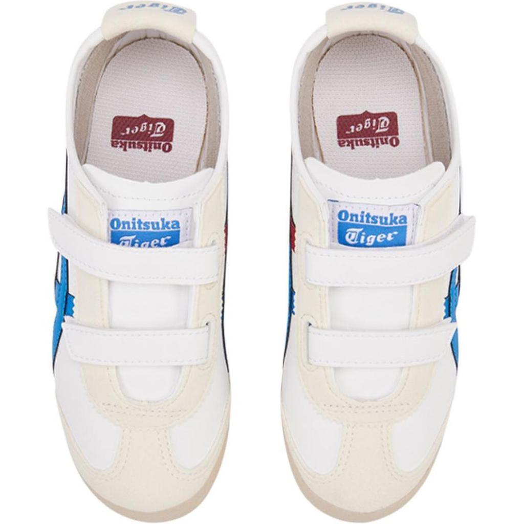 New Onitsuka Tiger MEXICO 66 Abrasion Resistant Low Top Kids Lifestyle Shoes White Children Aged 3 7 Years Old 1184A055-101