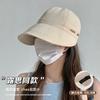 Ruth Hat Summer Light Sunscreen Visor Wide Brim Show Face Small Quick Drying Waterproof Duck Tongue Bucket Hat Women