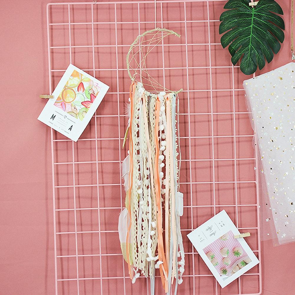 Unique Moon Decor Dream Catcher Night Light Bedroom Wall Hanging Ornament Girl Birthday Gift