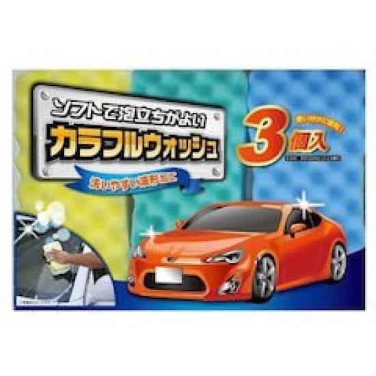

Wako Colorful Wash Sponge (3-pack) E-045