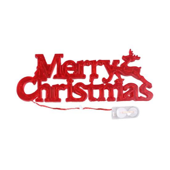 Christmas Ornament Merry Christmas Sign Light DIY Wreaths Windows Doors Bright Sparkling Holiday Decoration