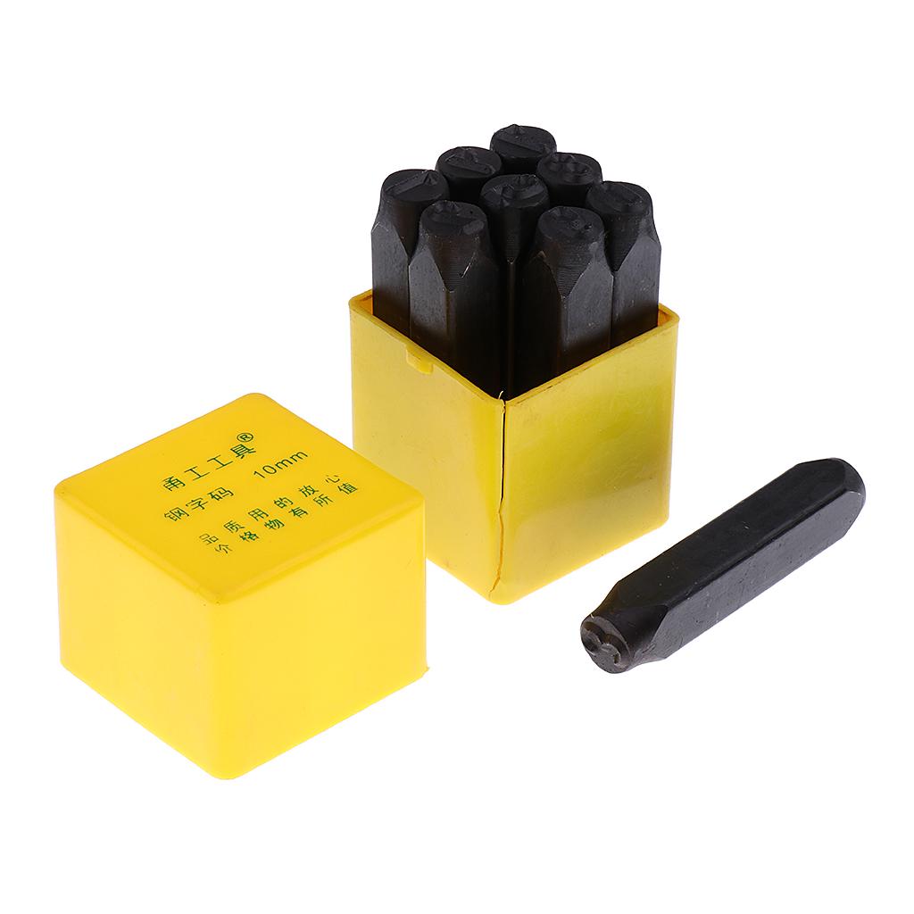 3mm/4mm/5mm/6mm/10mm/12.5mm Stamps Letters Alphabet Numbers Set Punch Steel Metal Tool Craft