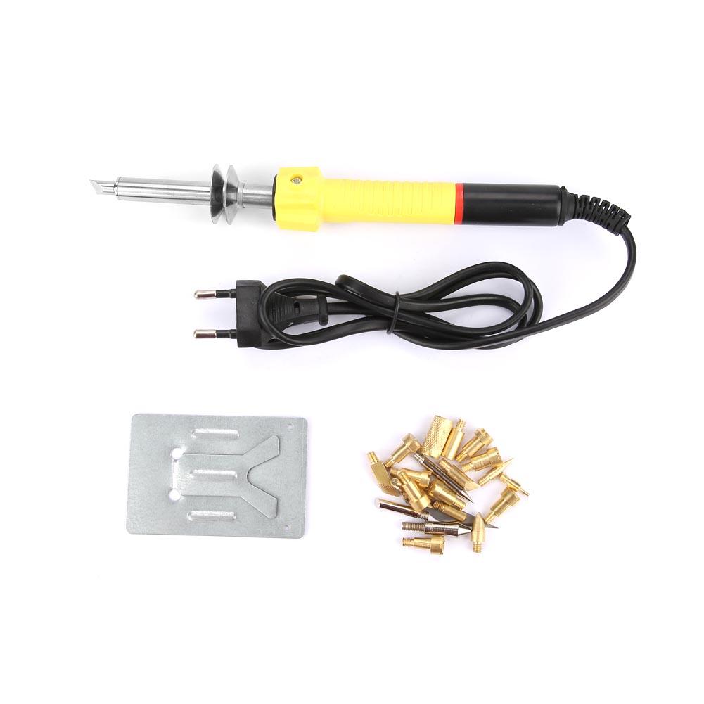 Electric Engraving Wood Burning Pen Tips Tool Set Pyrography   (Yellow)