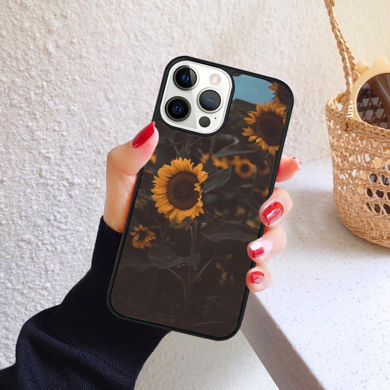 Sunflower Summer Phone Case for iPhone 17 Air 16 Coque 15 14 12 13 PLUS 11 PRO MAX Back Cover Fundas Shell