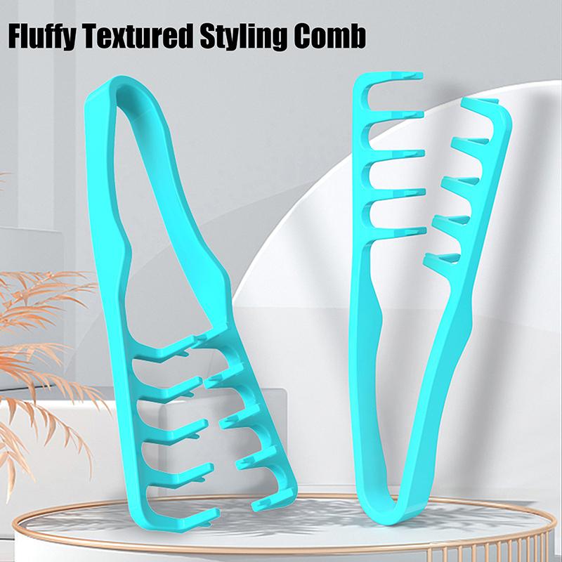 Volumizing Wide-Tooth Hair Styling Comb Curling Tools Fluffy Texture For Men Ideal For All Hair Types Hairstyling Tools