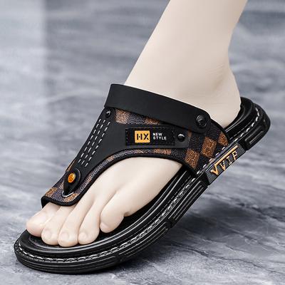 Men's High-quality Beach Shoes Summer Outdoor Casual Flip-flops Sandals Soft-sole Non-slip Comfort Fashion Dual-purpose Slippers
