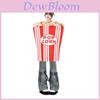 Popcorn Costume Cosplay For Halloween Parties With Fun Stage Props For Unisex Ages 18-24