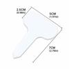100pcs 5x7cm Plant Tags White Garden Labels Practical Plant Labels  For Garden