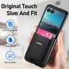 For Motorola Razr 40 Ultra 5G Case Kickstand Retro Leather Back Cover with Card Holder