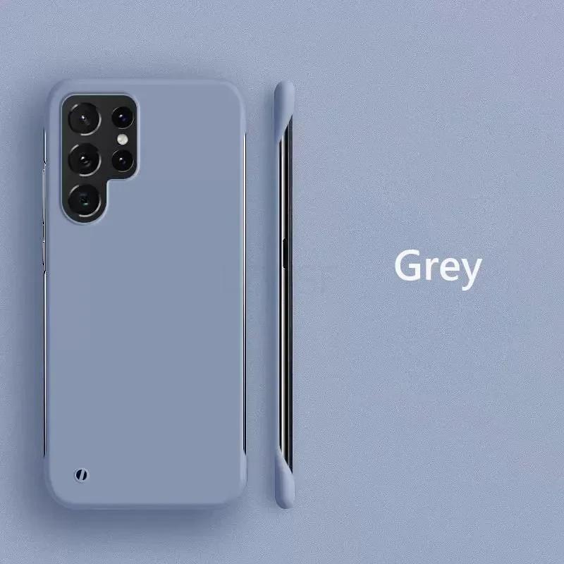 Bezrámový tenký matný pevný zadní kryt pro Samsung Galaxy S23 FE S24 Ultra S21 FE S22 Plus 5G ShockProof Fundas Coque