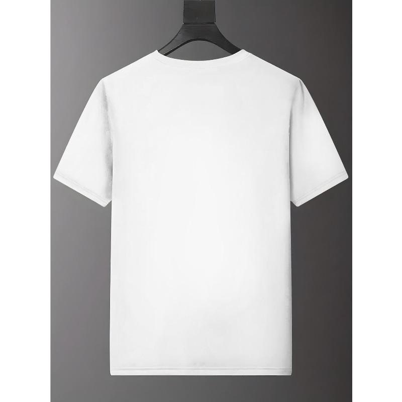 Europäische Größen Europäische und Amerikanische Herrenmode Bedrucktes Lässiges Sport Kurzarm Street Hip Hop T-Shirt