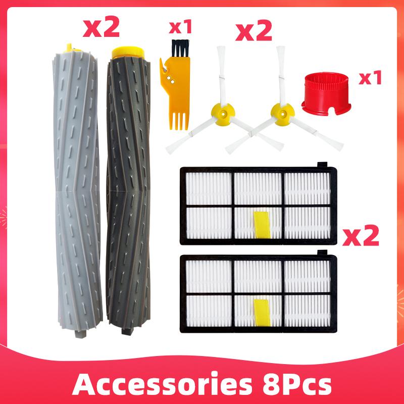 Fit For ( iRobot Romba 800, 860, 865, 866, 870, 871, 880, 885, 886, 890, 898, 900, 966, 980, 990 ) Brush Filter Part Accessory