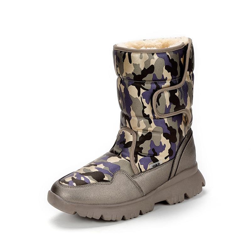 Distribuce Pánské sněhule Kamufláž Velká velikost Silná podrážka Silné chloupky Uvnitř Sněhule Pánské Fleecové Zateplené Sněhule