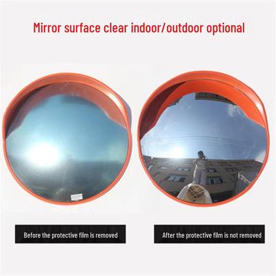 High-Definition Indoor/Outdoor Wide-Angle Traffic Mirror, Corner Reflective Convex-Concave Anti-Theft Mirror