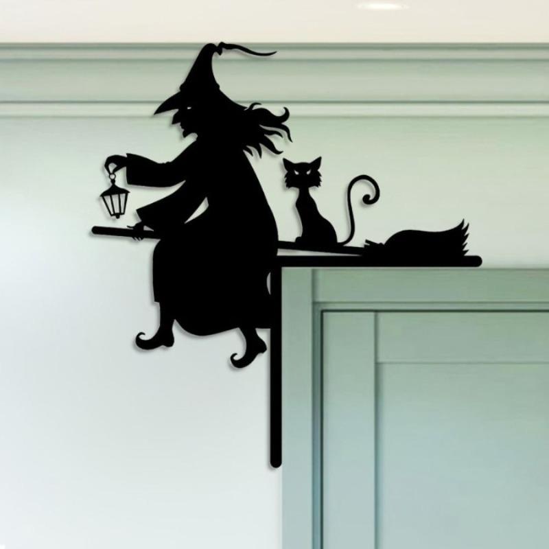 Halloween Metal Decorations Spooky Skull Ornaments