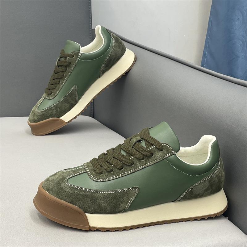 Board shoes new leather soft sole breathable shoes sports and leisure German shoes bc