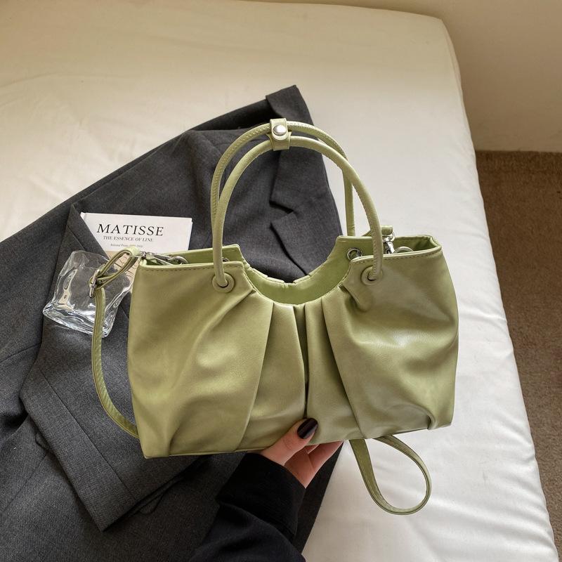 Korean version of the tide portable pleated cloud bag 2050 new large-capacity bag single shoulder women's summer women's oblique span bag