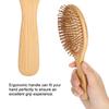 Solid Wood Hair Massage Comb Anti Static Hairbrush Portable Scalp Massage Comb