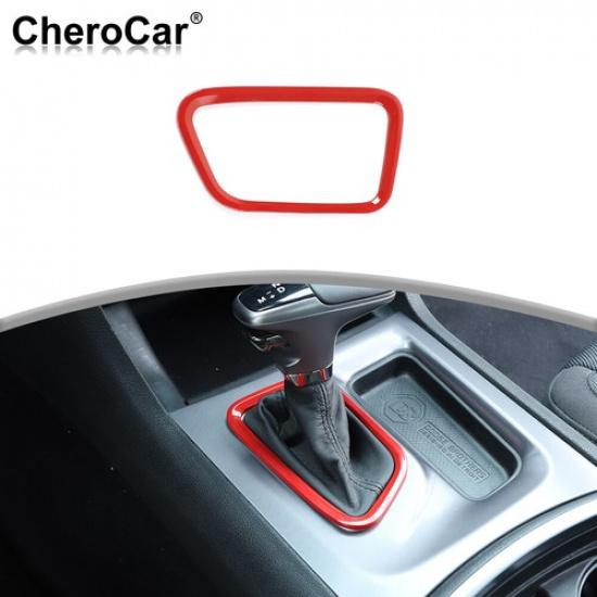 Interior Center Console Gear Shifter Cover Frame Ring for Dodge Charger 2015+