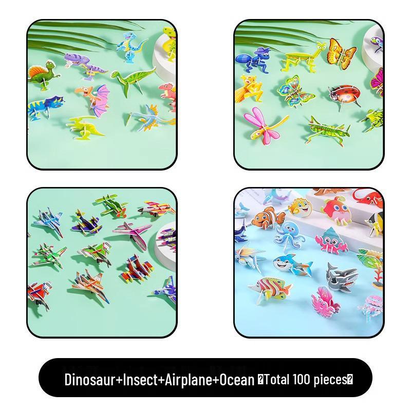 3D Insect Jigsaw Puzzle: Creative DIY Educational Toy for Kids