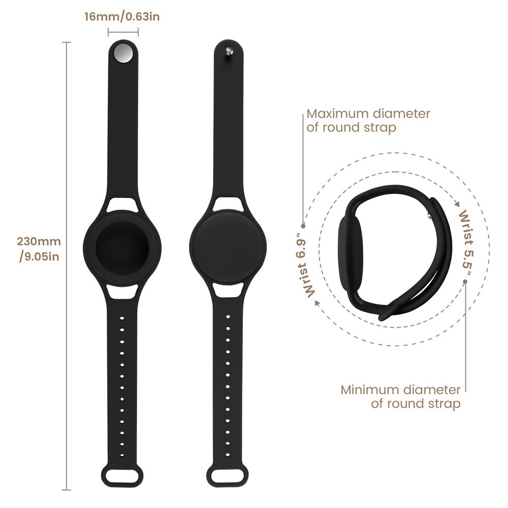 Buy Bracelet for AirTags Anti-Lost Silicone Case Protective Cover Design  for Apple Airtag tracking locator Wristband at affordable prices — free  shipping, real reviews with photos — Joom