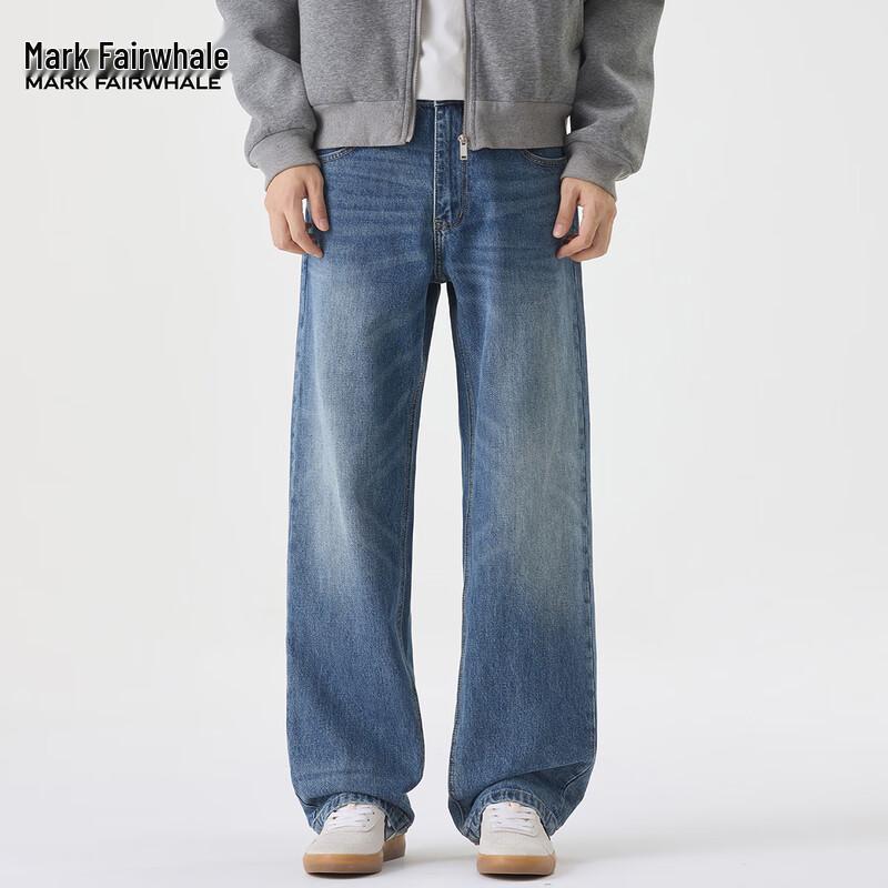 Mark Fairwhale Men's 2025 A/W Heavy Wash Slim Straight Jeans