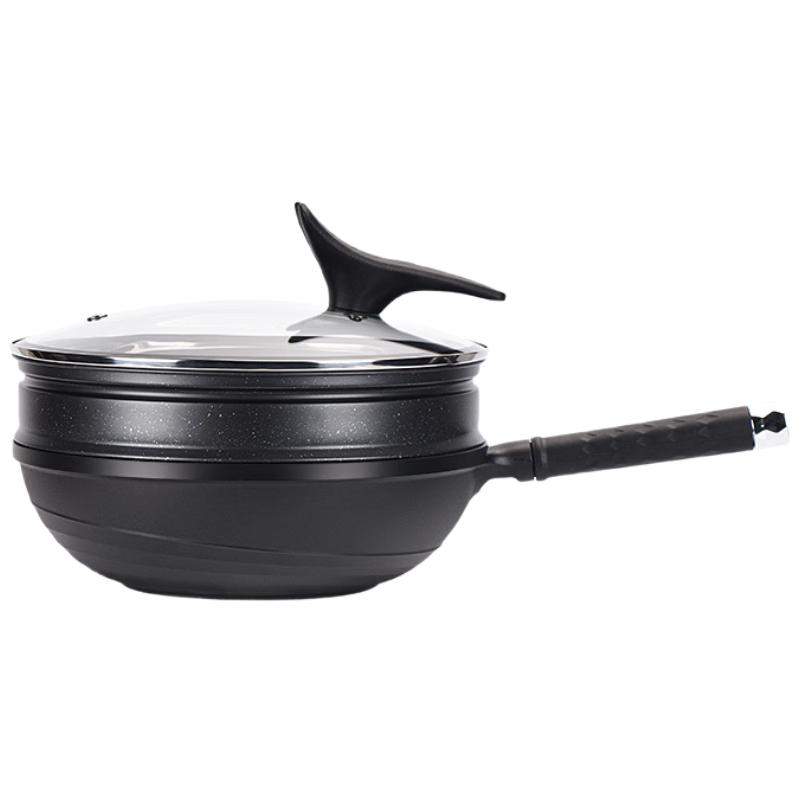 Yetele 30cm Maifan Stone Non-Stick Wok
