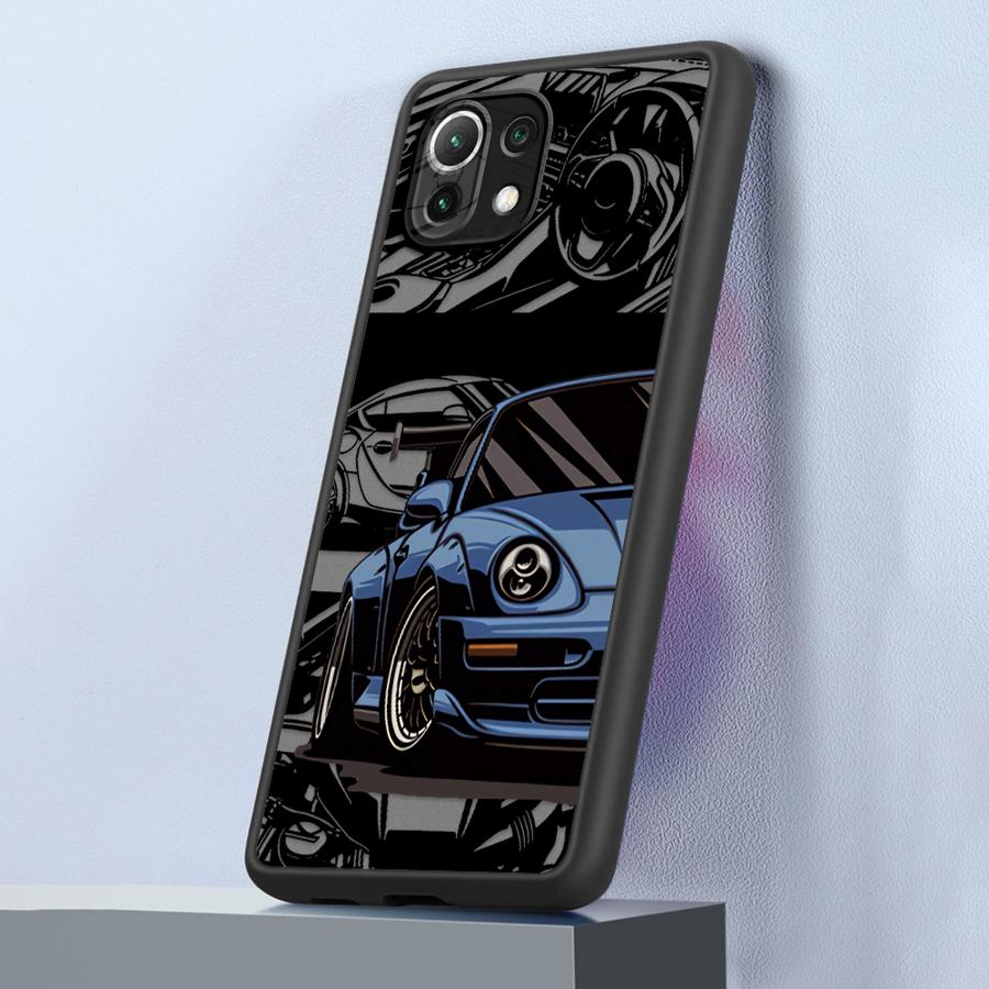 Japan Sports Cars Case for Xiaomi Mi 11 Lite 11T 12X 12T 11T Pro Soft Cover