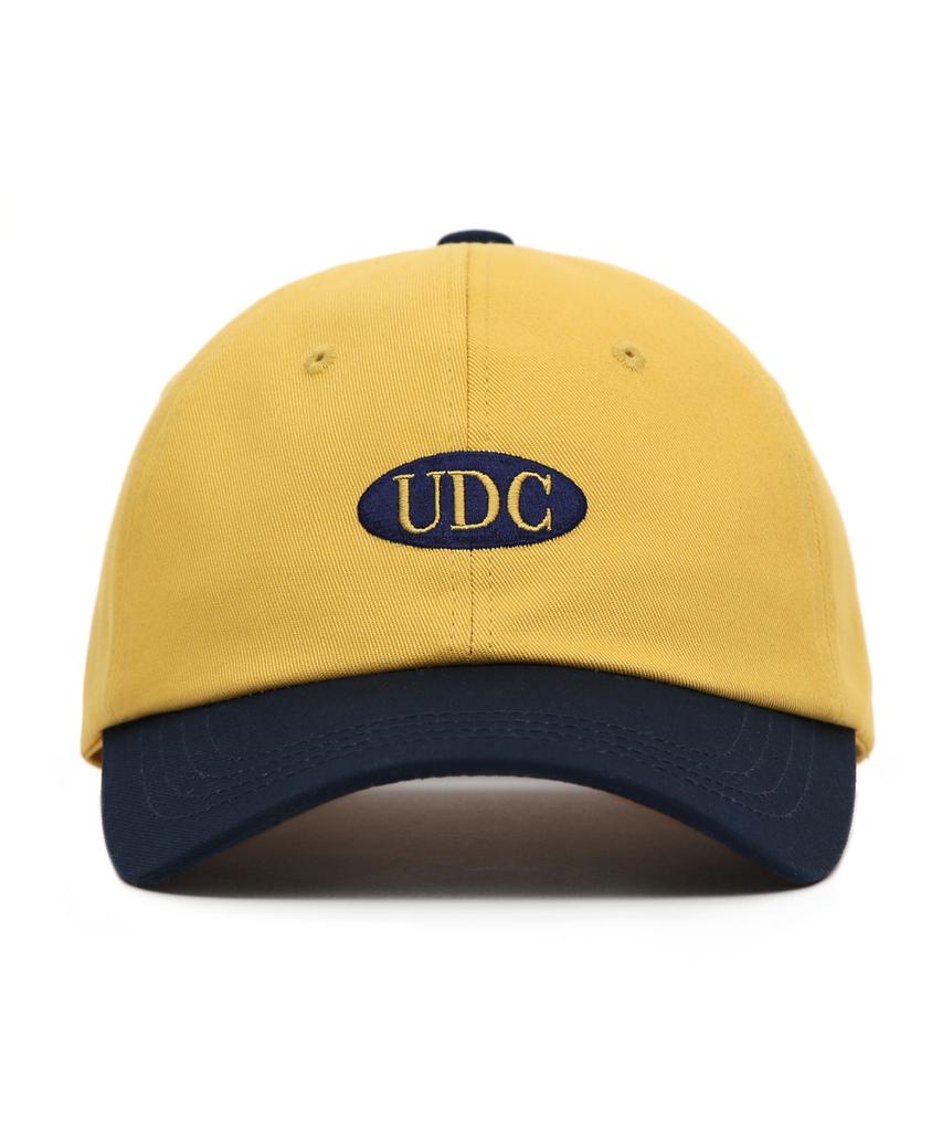 Eondeokeonteulol Cotton Logo Ball Cap Es Udc / Authentic B B / Yellow Navy