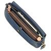 Coach 23 Removable Chain Strap Snap Closure Interior Zipper Pocket Fabric Shoulder Bag Medium Women Shoulder Bag Brass Deep-Indigo CCY20-B4YMW